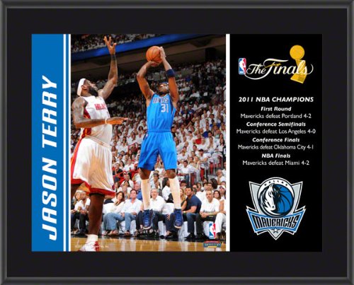 Mounted Memories Dallas Mavericks Jason Terry 2011 Nba Finals Champions 10.5X13 Player Plaque