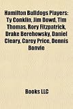 Hamilton Bulldogs Players: Ty Conklin, Jim Dowd, Tim Thomas, Rory Fitzpatrick, Drake Berehowsky, Cristobal Huet, Daniel Cleary, Carey Price: Ty ... Rory Fitzpatrick, Yann Danis, Georges Laraque