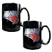 Charlotte Bobcats NBA 2pc Black Ceramic Mug Set - Primary Logo by Great American Products