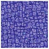 ArtScape 7' Blue Mosaic Pool Table Cloth
