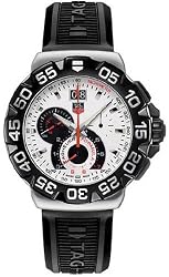 Formula 1 White Dial Chronograph Rubber Strap