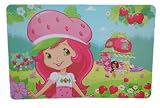 Produkt-Bild: Unterlage Emily Erdbeer Tischunterlage Schreibtischunterlage Essunterlage E&szlig;unterlage K&uuml;che Essen Platzdeckchen Kind Kinder M&auml;dchen Frucht Erdbeere rosa pink