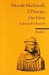 Il Principe /Der F�rst: Ital. /Dt.: Italienisch/Deutsch