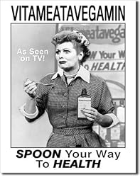 Lucy Vitameatavegamin Tin Sign 12.75"W x 16"H