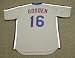 DWIGHT GOODEN New York Mets 1987 Majestic Cooperstown Throwback Away Baseball Jersey, LARGE