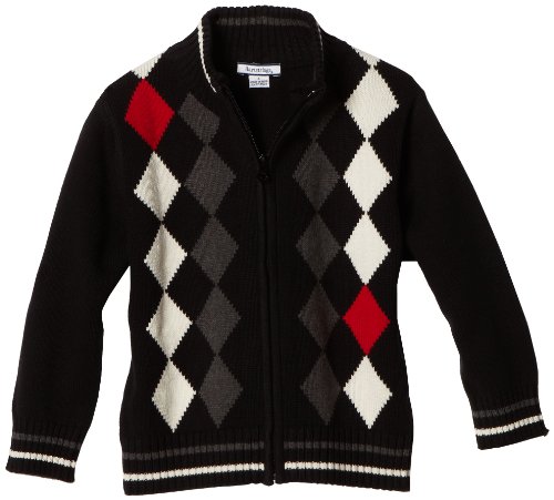 Hartstrings Boys 2-7 Toddler Zip Front Argyle 