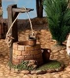 Fontanini Town Well with Working Bucket, Nativity Village Addition