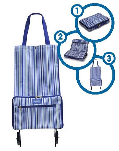 Folding Shopping Trolley/Bag with Wheels