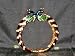 Gift for Girls-cardinal Red Meenakari Peacock Kangan Bangle with Spring Closure From India