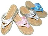 Girls Sparkling Sequin Beaded Wedges