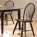 Kitchen & Housewares : Cappuccino Finish Dinette Windsor Chair By Coaster Furniture