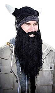 Beard Head, Barbarian Beard Head, Pillager (Black)