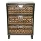 Brown 3 Drawer Storage