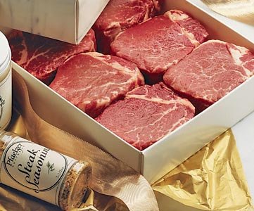 6 (6 oz) Filet Mignon with Steak Seasoning by Hickory Farms