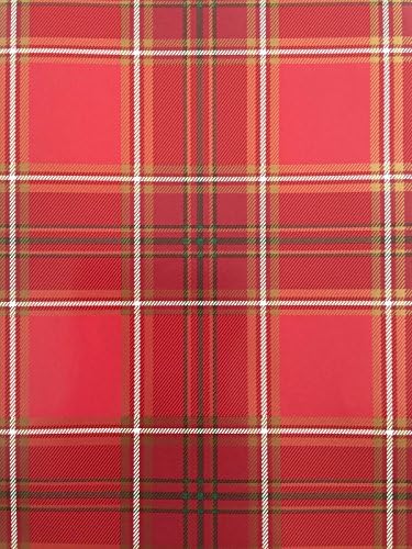 Holiday Gift Wrap Bundle of 2 Rolls (Poinsettia Red)