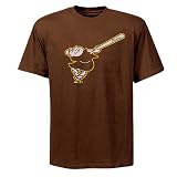 San Diego Padres Softhand Mascot Logo Tee by Majestic Select