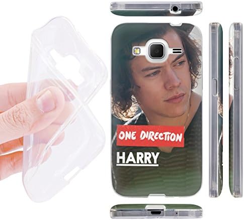 Official One Direction 1D Side View Harry Styles Photo Soft Gel Back Case Cover for Samsung Galaxy Core Prime G360