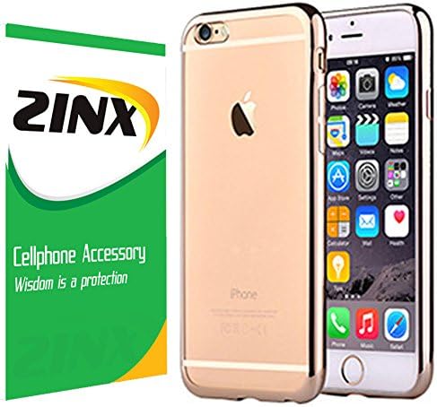IPhone 7 Case, Zinx iphone 7 Apple Case,[Clear Cushion] Premium Bumper [Scratch Resistant] Seamless integrated Shock-Absorbing Cases for iphone 7/7 Plus 4.7 5.5 Inch (Gold for iphone 7 Plus 5.5inch)