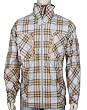 Nike Men's Jordan Classic Cut Prowler Jacket Gray Plaid 427321-261