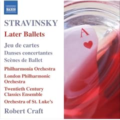 Igor stravinski derniers ballets