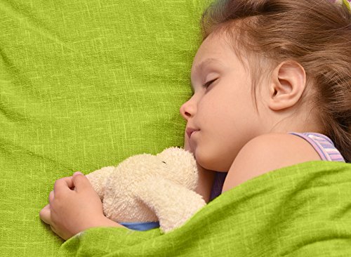 Clara Clark BRIGHT COLORED Complete Bed Sheet Set, Kids, Children, Teens, Boys and Girls Personal Microfiber Soft and Comfortable - Twin Size, Green (Lime Punch) Color