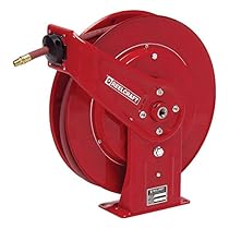 Reelcraft 7850 OLP 1/2-Inch by 50-Feet Spring Driven Hose Reel for Air/Water
