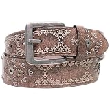 Silver Jeans Antique Western Style Leather Belt