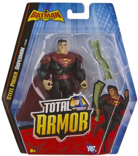  Steel Power Superman ~5" Figure: Batman The Brave and the Bold Total Armor Series