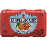 San Pellegrino Sparkling Fruit Beverages, Aranciata Rossa/Blood Orange, 11.15-ounce cans (Pack of 6)