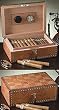 Burl Wood Humidor With Chess Top