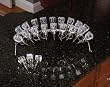 Wine Bottle Stopper Stand, Chrome Plated Holds 18 Stoppers