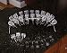Wine Bottle Stopper Stand, Chrome Plated Holds 18 Stoppers