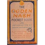 The OGDEN NASH POCKET BOOK. Introduction by Louis Untermeyer. book cover