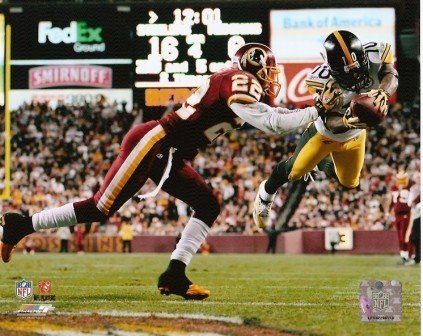 Santonio Holmes Steelers TD Dive 8x10 Photo