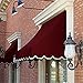 Awntech 10-Feet Nantucket Window/Entry Awning, 56-Inch Height by 48-Inch Diameter, Burgundy