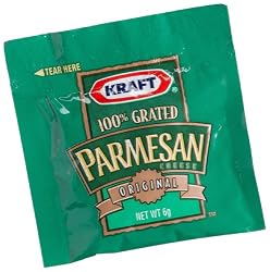 Kraft Grated Parmesan Cheese, 6-Gram Packages (Pack of 200)