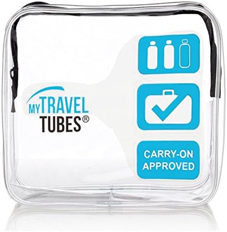 TSA Approved 3-1-1 Airline Carry On Clear Travel Toiletry Bag | Quart Sized