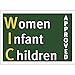 WIC Shelf Edge Tag Green Imprint Roll of 250-1 3/4 L x 1 1/4 H