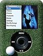 Golf Design Apple iPod nano 3G (3rd Generation) 4GB/ 8GB Hard Case iJacket - Shock Absorbent Hard Protective Faceplate Cover + FREE Belt Clip Holster + FREE Lanyard + FREE Screen Protector