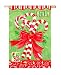Holiday Candy Canes Decorative Garden Flag