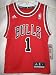 Derrick Rose Chicago Bulls RED NBA KIDS Revolution 30 REPLICA Jersey