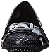AK Anne Klein Women's Brief Leather Ballet Flat