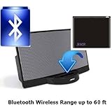 BMR A2DP Bluetooth Music Receiver Adapter for Bose SoundDock Speakers- Extra Long Wireless Range up to 60 ft; for All iPhone, iPad, Samsung, Nokia, HTC, LG, Motorola with Bluetooth Function