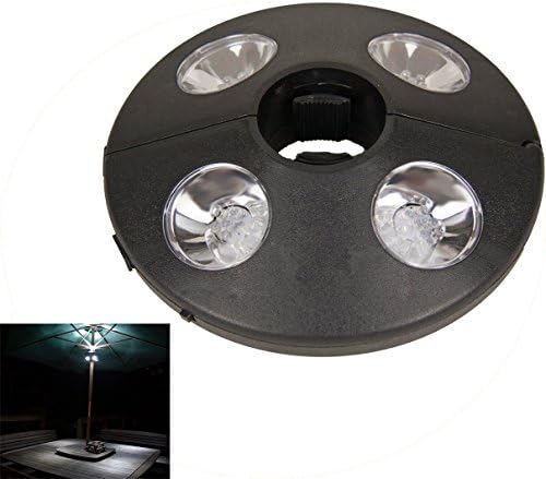 BYouker 24 LED Wireless Battery Operated Light Lamp Torch Outdoor Garden BBQ Patio Umbrella Light,Beach Camping Tents Lights Decoration Recharageable