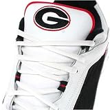 Georgia Bulldogs White Zungz Sneaker Tongue Covers
