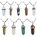 HeroNeo® Natural Crystal Healing Point Pendant Chakra Cut Gemstone Jewelry Necklace New