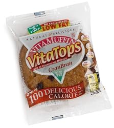 Vitalicious Cran Bran Vita Tops , 2-Ounce Units (Pack of 24)