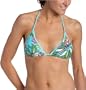 Body Glove Juniors' Tattoo Mania Simply Fun Triangle Top,Aquamarine,Large