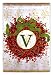 Berry Wreath Garden Flag - V