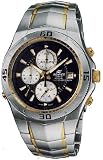 Two Tone Stainless Steel Edifice Alarm Chronograph By Casio
